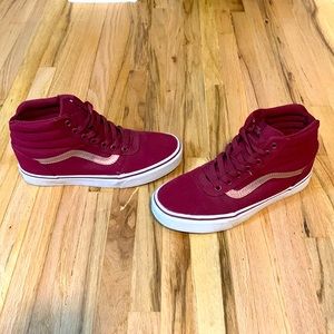 Size 7.5 Maroon Vans